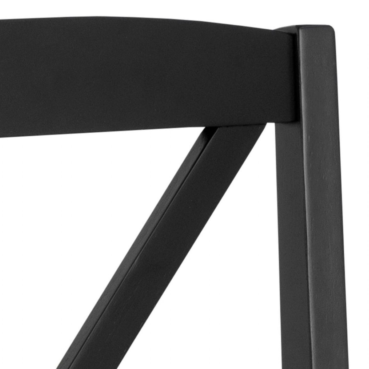 Elvira Dining Chair in Black and Oak