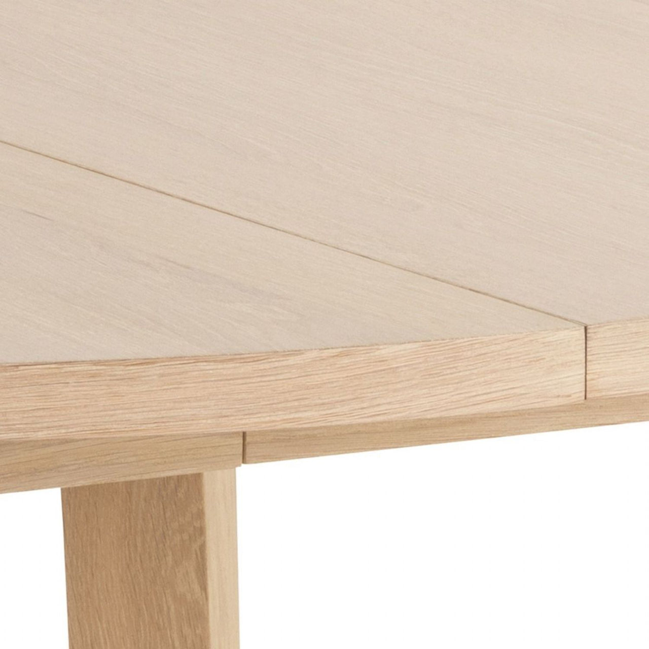 ALine Round Dining Table in White Oak