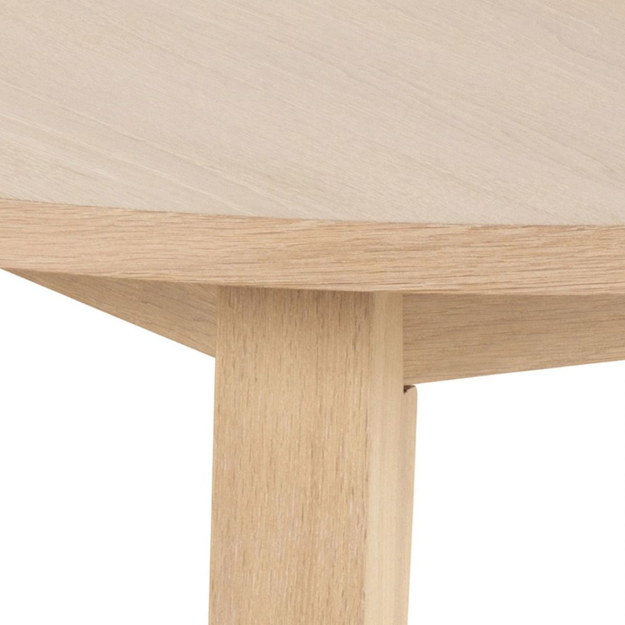 ALine Round Dining Table in White Oak