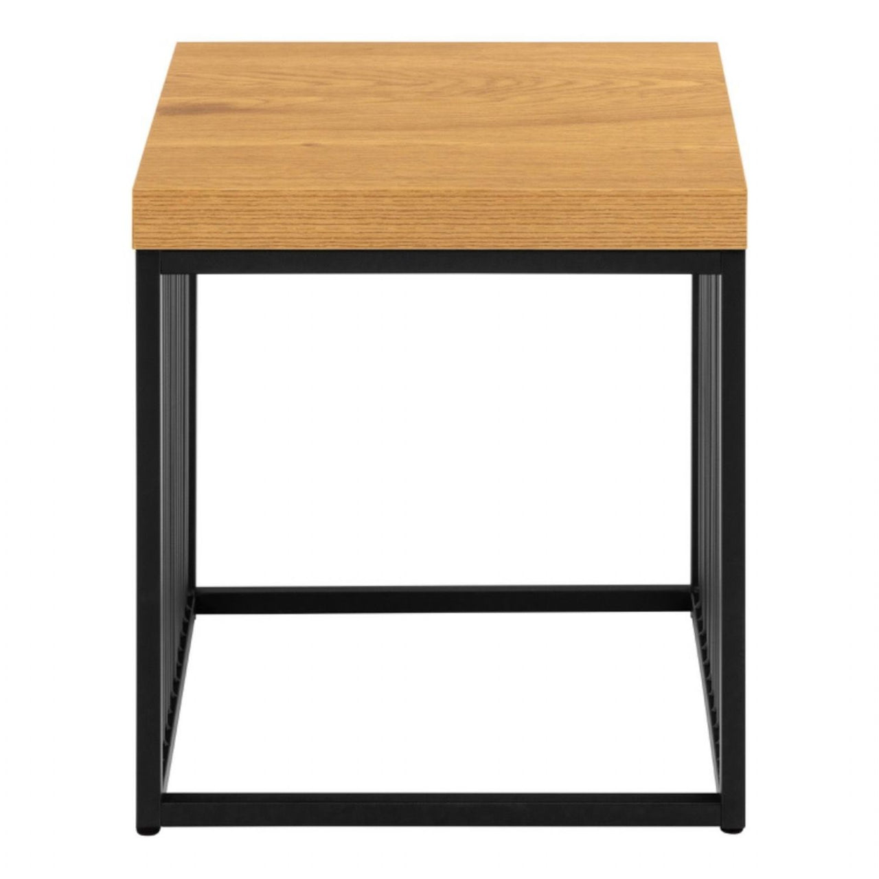 Strington Side Table in Black and Oak