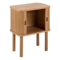 Thumbnail for Langley Square Bedside Table in Oak