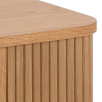 Thumbnail for Langley Square Bedside Table in Oak