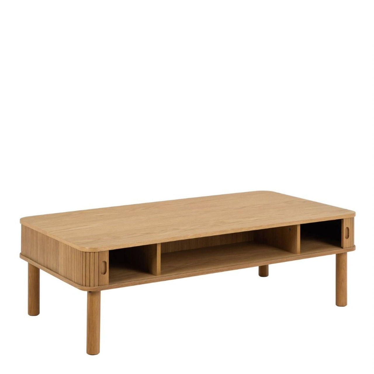 Langley Coffee Table Sliding Door in Oak