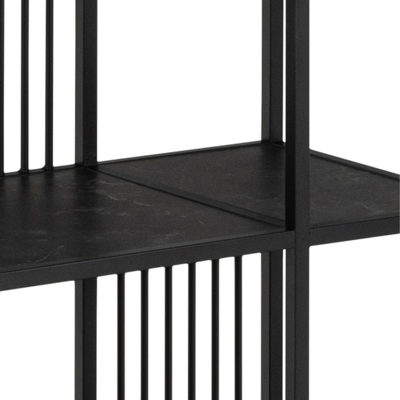 Strington Bookcase with 5 Shelves in Black