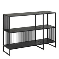 Thumbnail for Strington Bookcase with 2 Shelves in Black