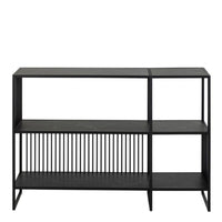 Thumbnail for Strington Bookcase with 2 Shelves in Black