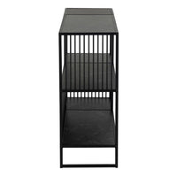 Thumbnail for Strington Bookcase with 2 Shelves in Black