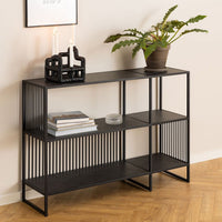 Thumbnail for Strington Bookcase with 2 Shelves in Black