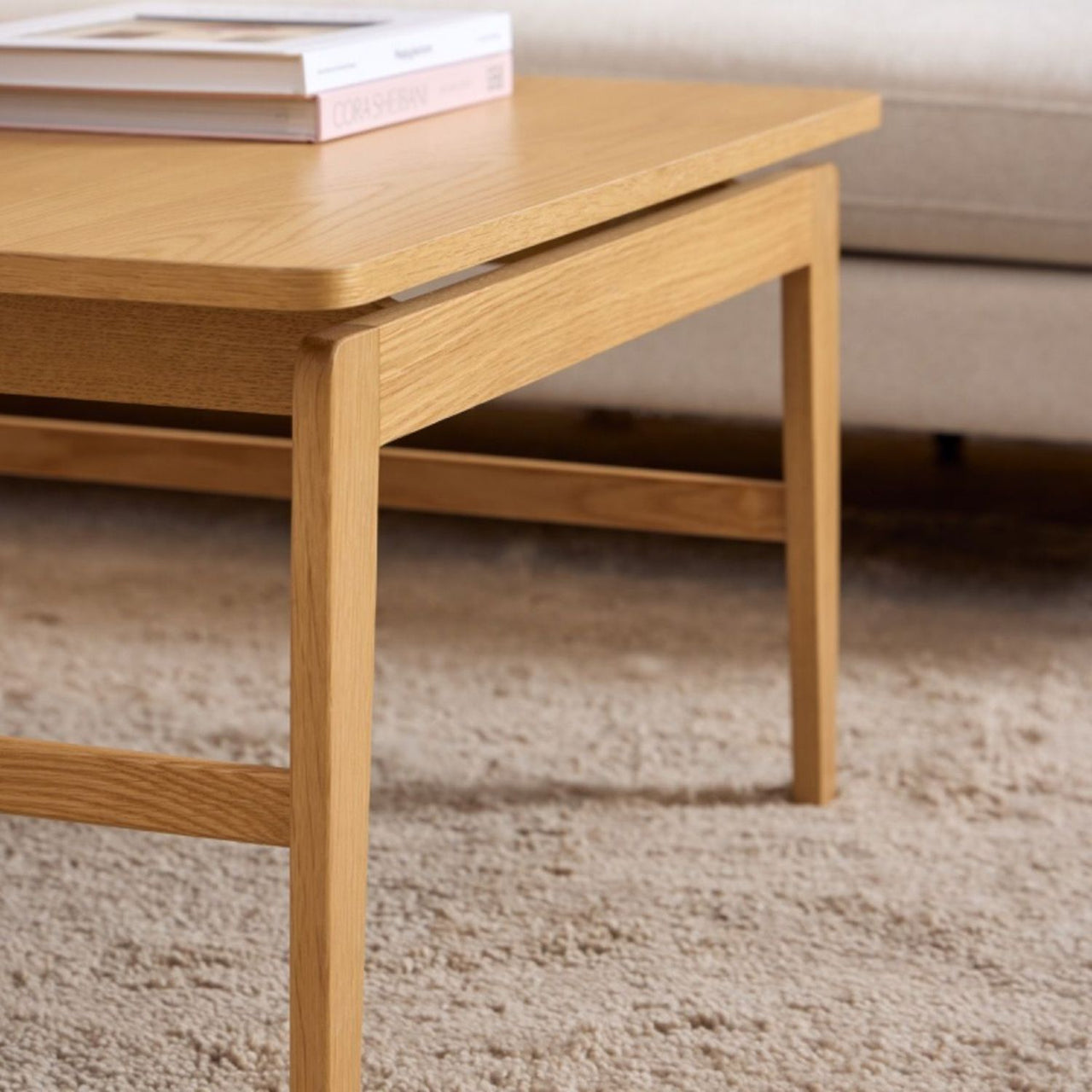 Essex Square Coffee Table in Oak