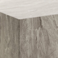 Thumbnail for Dice Square Coffee Table in Grey Marble 90x90x42cm