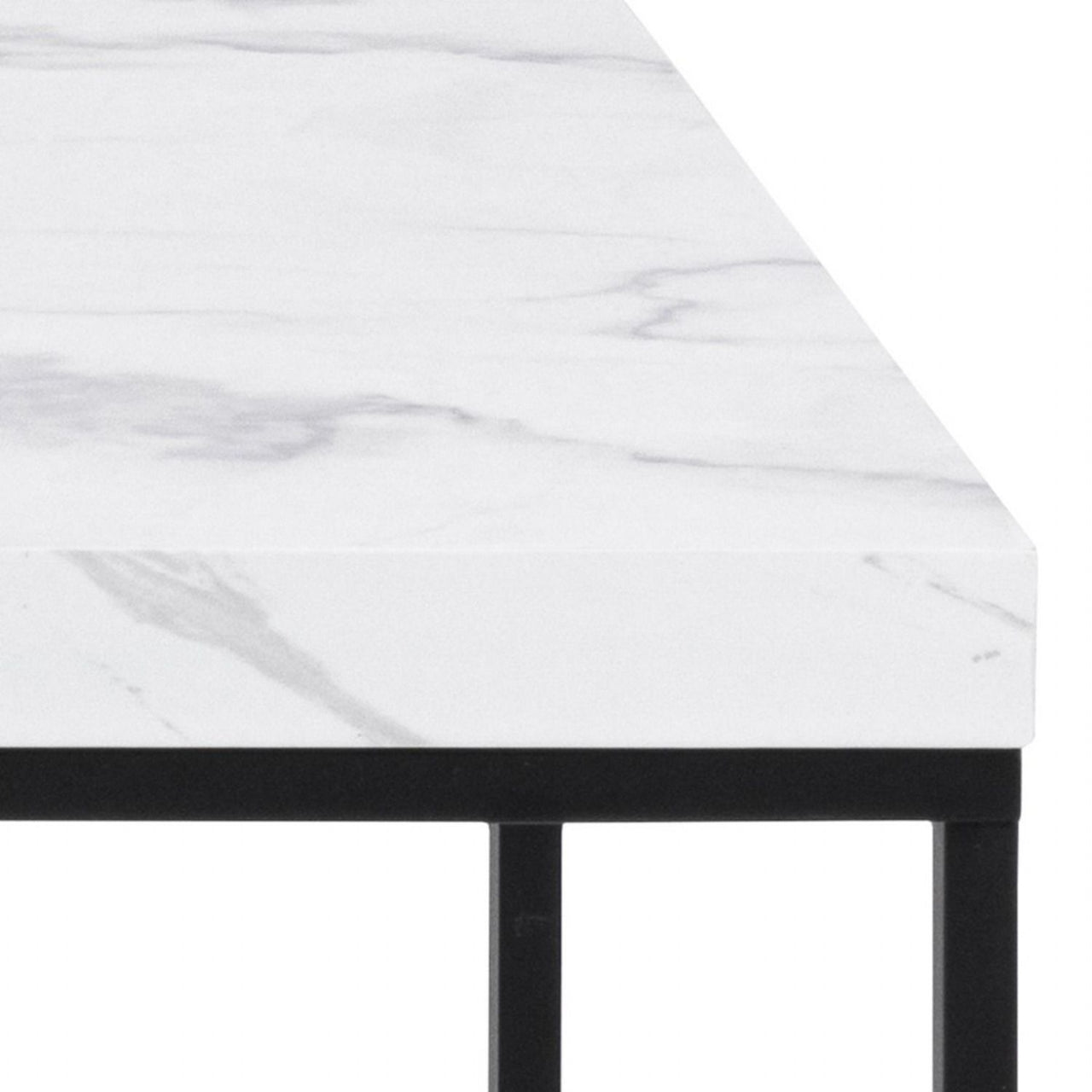 Barossa Coffee Table with White Marble Effect