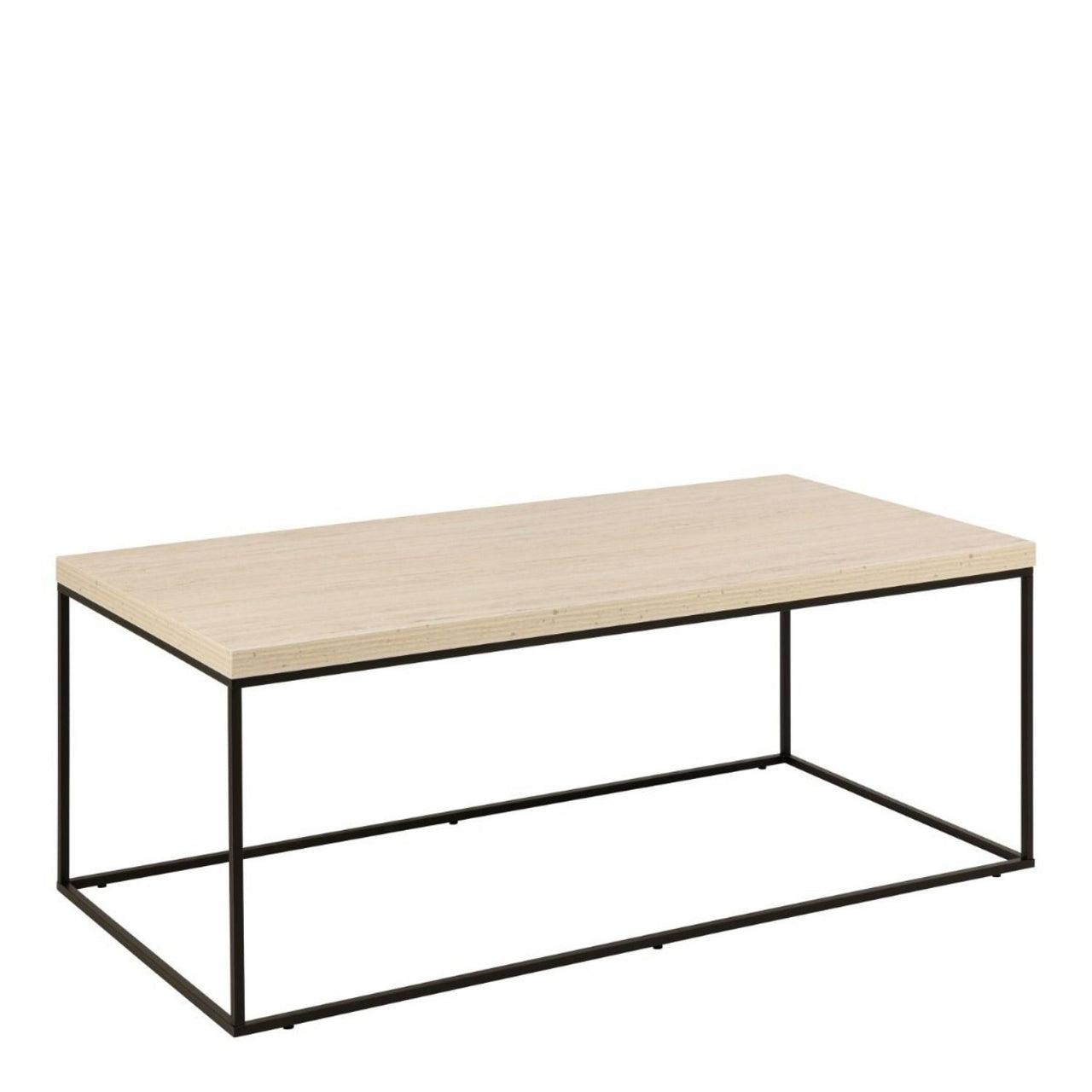 Barossa Coffee Table in Light Oak and Black