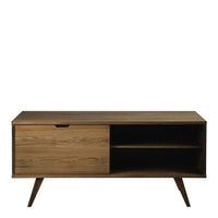 Thumbnail for ALine Sideboard with 4 Drawers and Sliding Door in Smoked Oak