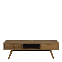 Thumbnail for ALine TV Unit with 2 Drawers in Smoked Oak