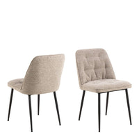 Thumbnail for Brooke Dining Chair in Monza Beige Set of 2