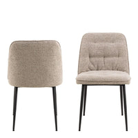 Thumbnail for Brooke Dining Chair in Monza Beige Set of 2