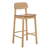 Thumbnail for Barlow Oak Bar Stool Set of 2