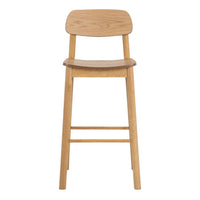 Thumbnail for Barlow Oak Bar Stool Set of 2