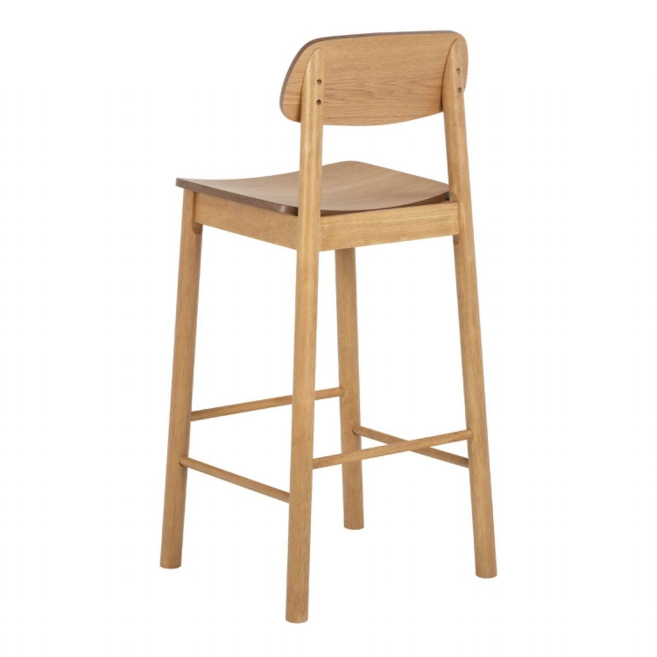 Barlow Oak Bar Stool Set of 2