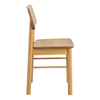 Thumbnail for Barlow Dining Chair in Matt Oak Set of 2