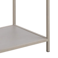 Thumbnail for Seaford Tall Grey Metal 2 Drawer Bookcase with 4 Shelves