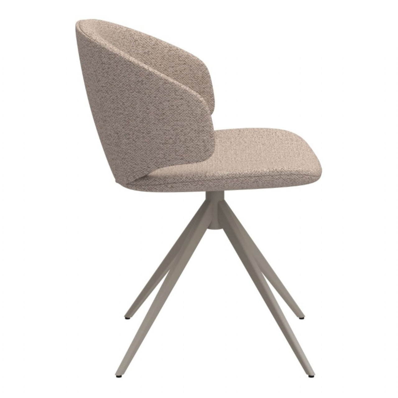 Ella Swivel Beige Dining Chair