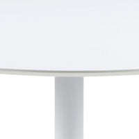 Thumbnail for Ibiza Round Dining Table with Oak Top and White Base