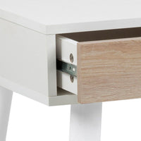 Thumbnail for Neptun 3 Drawer Desk in White with 3 Oak Drawers