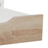 Thumbnail for Neptun 3 Drawer Desk in White with 3 Oak Drawers