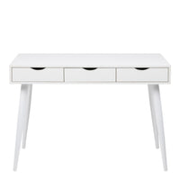 Thumbnail for Neptun 3 Drawer Office Desk in White