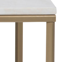 Thumbnail for Alisma Coffee Table with White Marble Effect Top