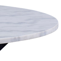 Thumbnail for Heaven Round Dining Table with White Polished Marble Top