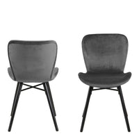 Thumbnail for Batilda Dining Chair in Dark Grey Set of 2