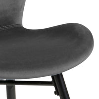 Thumbnail for Batilda Dining Chair in Dark Grey Set of 2