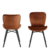 Thumbnail for Batilda Dining Chair in Copper Set of 2