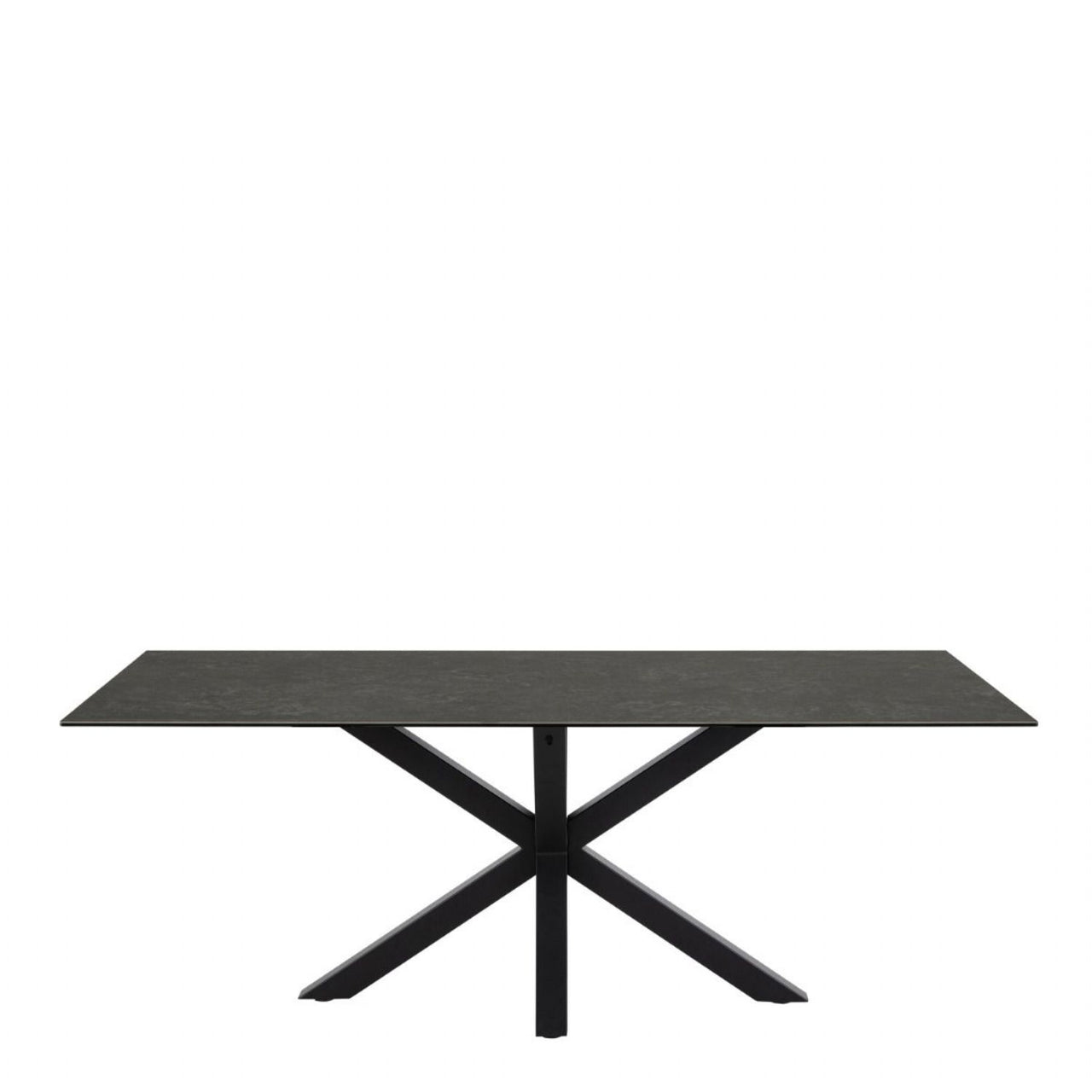 Heaven Dining Table with Ceramic Black Top