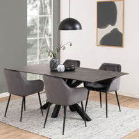 Thumbnail for Heaven Dining Table with Ceramic Black Top