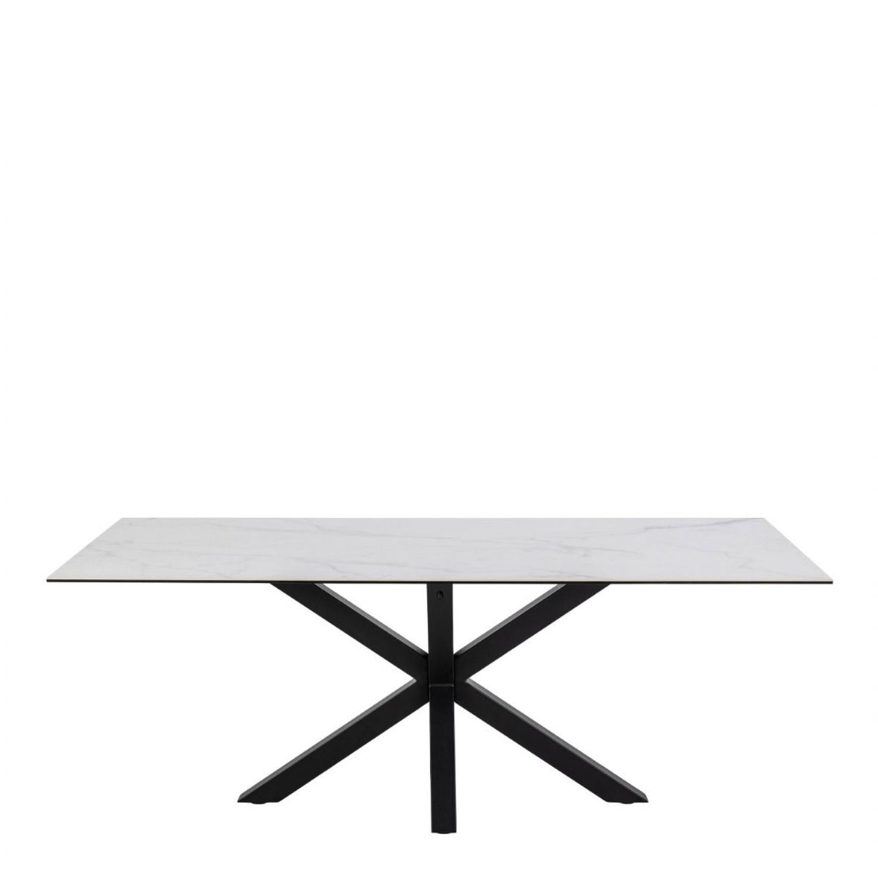 Heaven Dining Table with Ceramic White Top