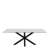 Thumbnail for Heaven Dining Table with Ceramic White Top