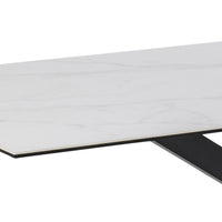 Thumbnail for Heaven Dining Table with Ceramic White Top