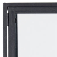 Thumbnail for Seaford 2 Glass Door Display Cabinet in Black