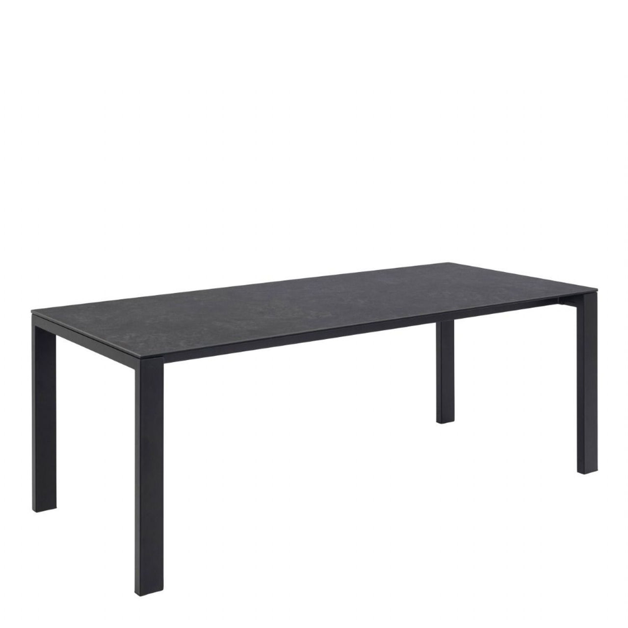 Brentford Dining Table in Matt Black