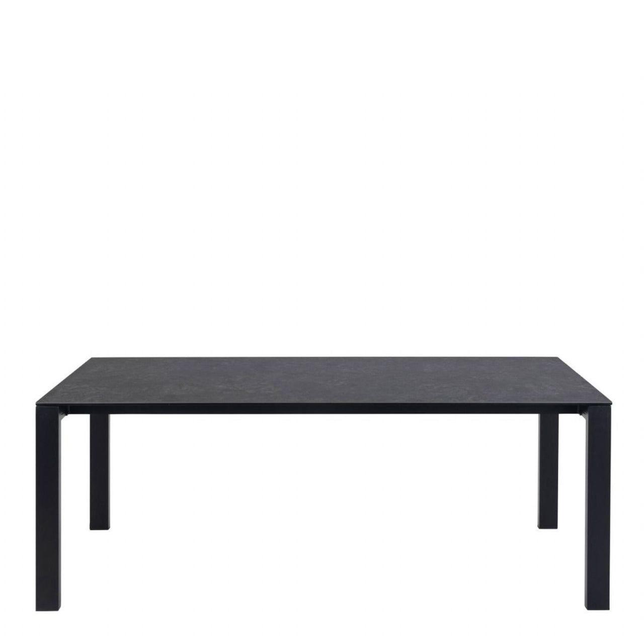 Brentford Dining Table in Matt Black