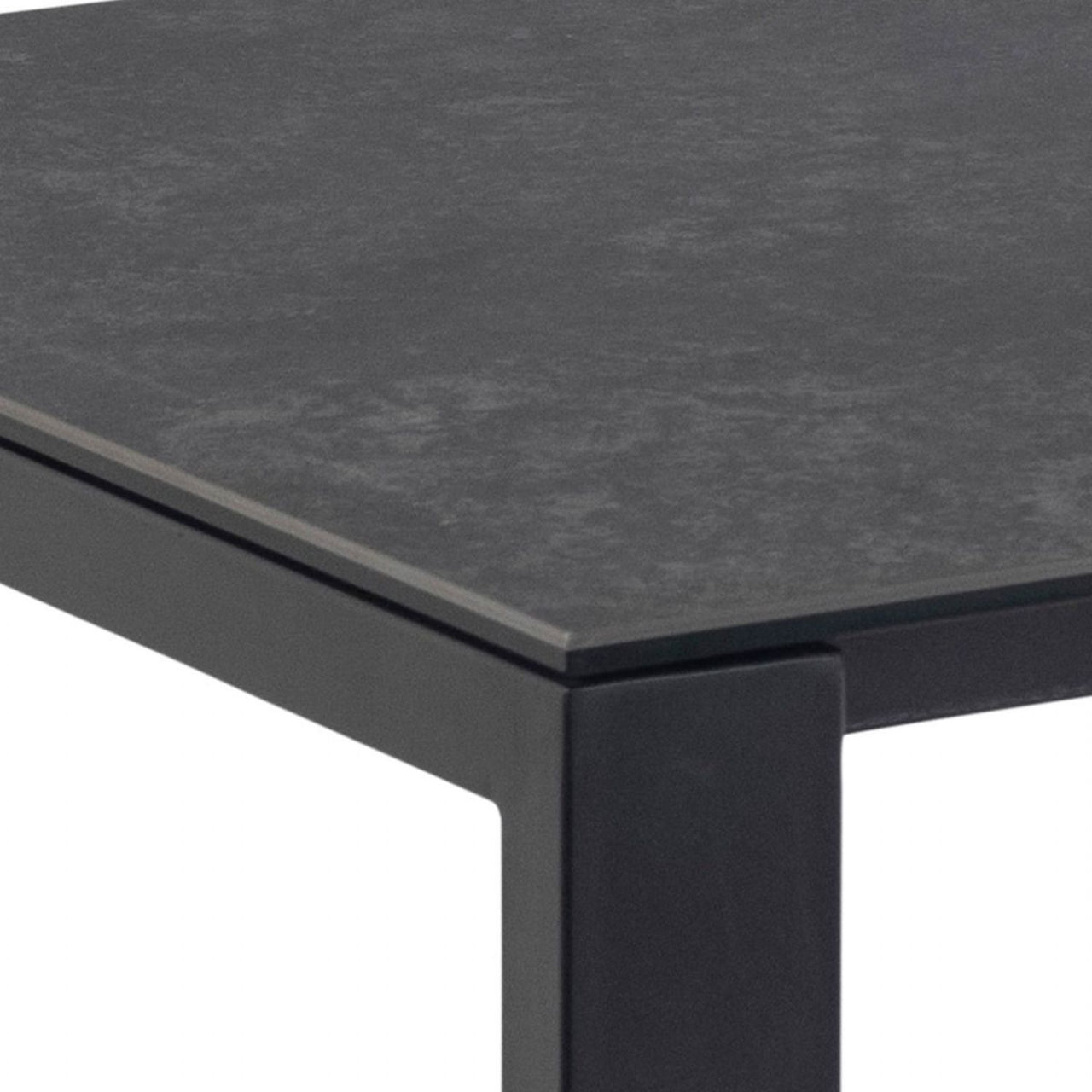 Brentford Dining Table in Matt Black