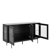 Thumbnail for Angus 3 Door Sideboard in Black