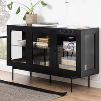 Thumbnail for Angus 3 Door Sideboard in Black