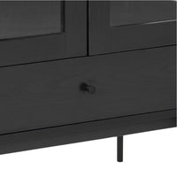 Thumbnail for Angus 2 Door Display Cabinet in Black