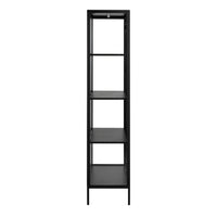 Thumbnail for Newcastle Tall 2 Door Display Cabinet in Matt Black