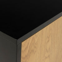 Thumbnail for Seaford Sideboard with 2 Doors and 3 Drawers in Black