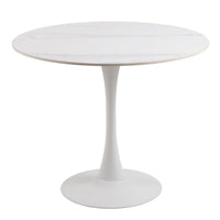 Thumbnail for Malta Round Dining Table in White